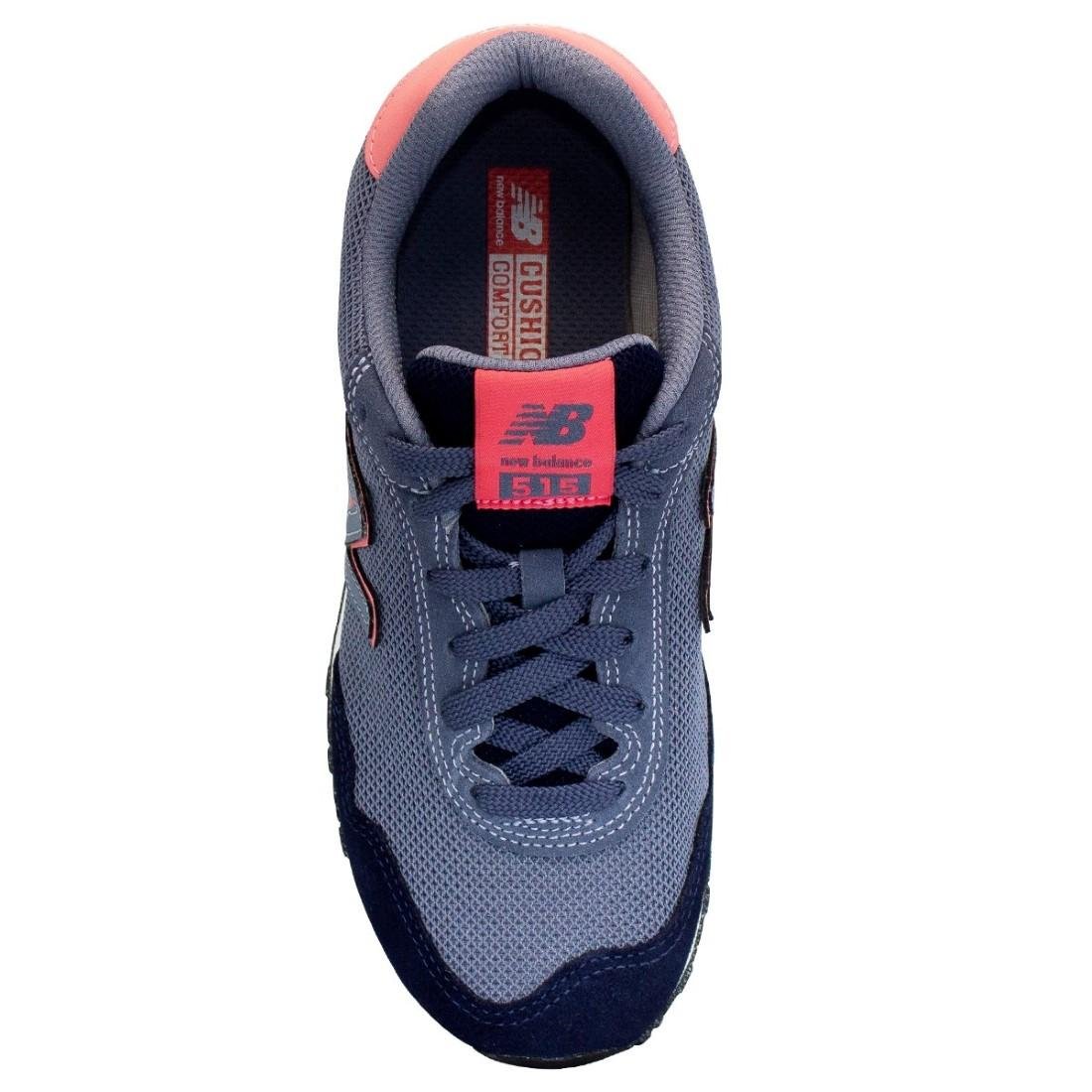Tênis New Balance Feminino Casual 515V2 Azul/Rosa 3