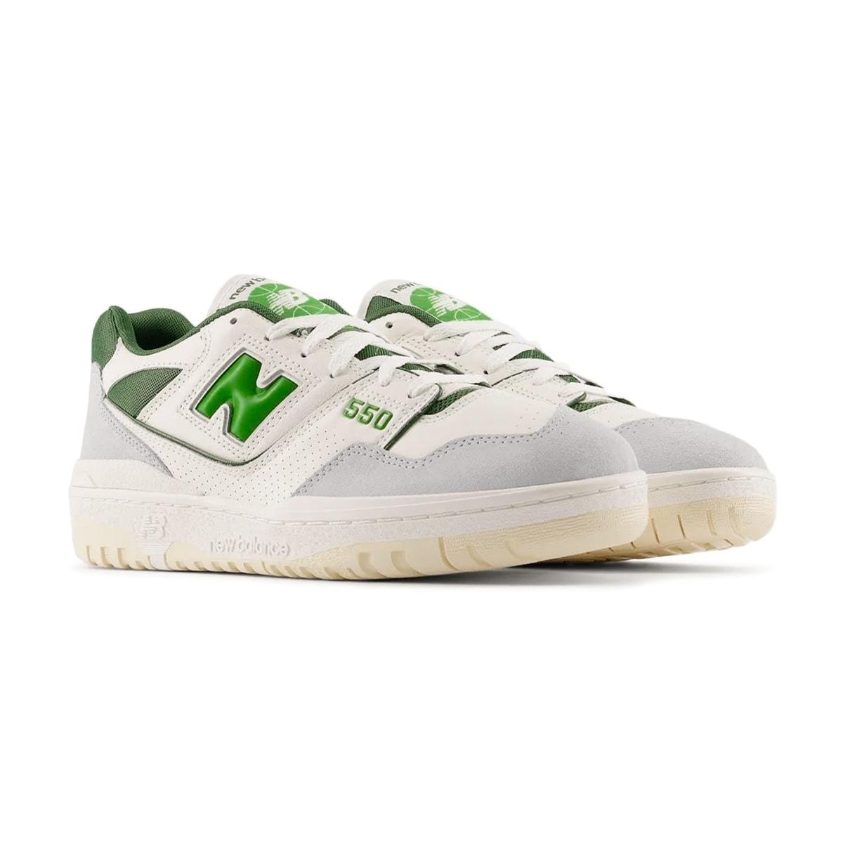 TÊNIS NEW BALANCE MASCULINO 550 Branco/Verde Escuro 2