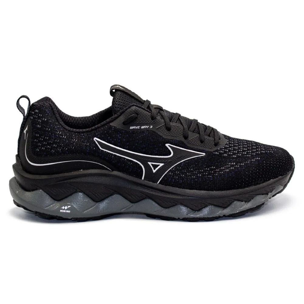 Tênis Mizuno Masculino Wave Way 3 Preto 1