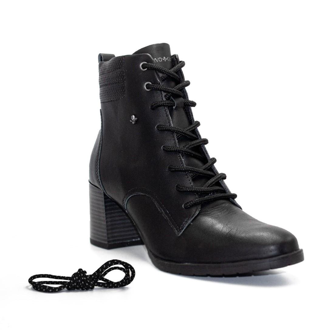 Bota Coturno CravoCanela Feminina Napa Classic 3122-161118 Preto 2