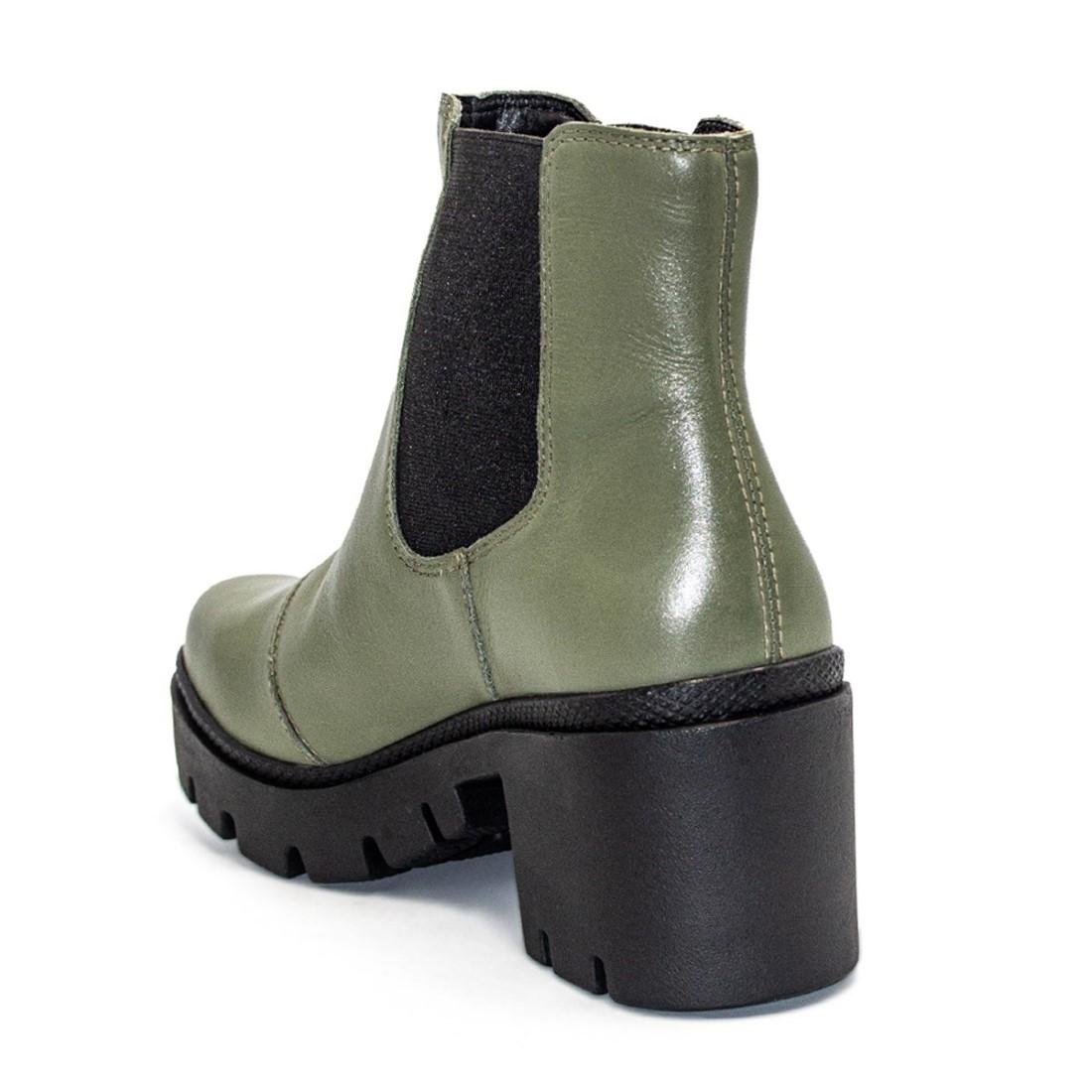 Bota CravoCanela Feminina Chelsea 3125-168401 Verde 4