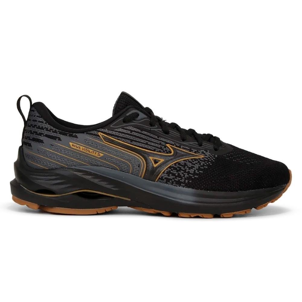 Tênis Mizuno Masculino Wave Vitality 5 Corrida Preto 1
