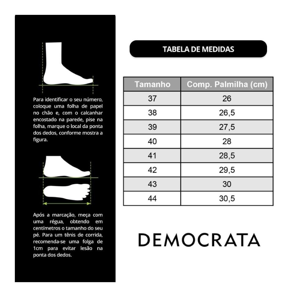 Sapatênis De Couro Democrata Denim Grow Hi-Soft 32 203201 Multicores 5