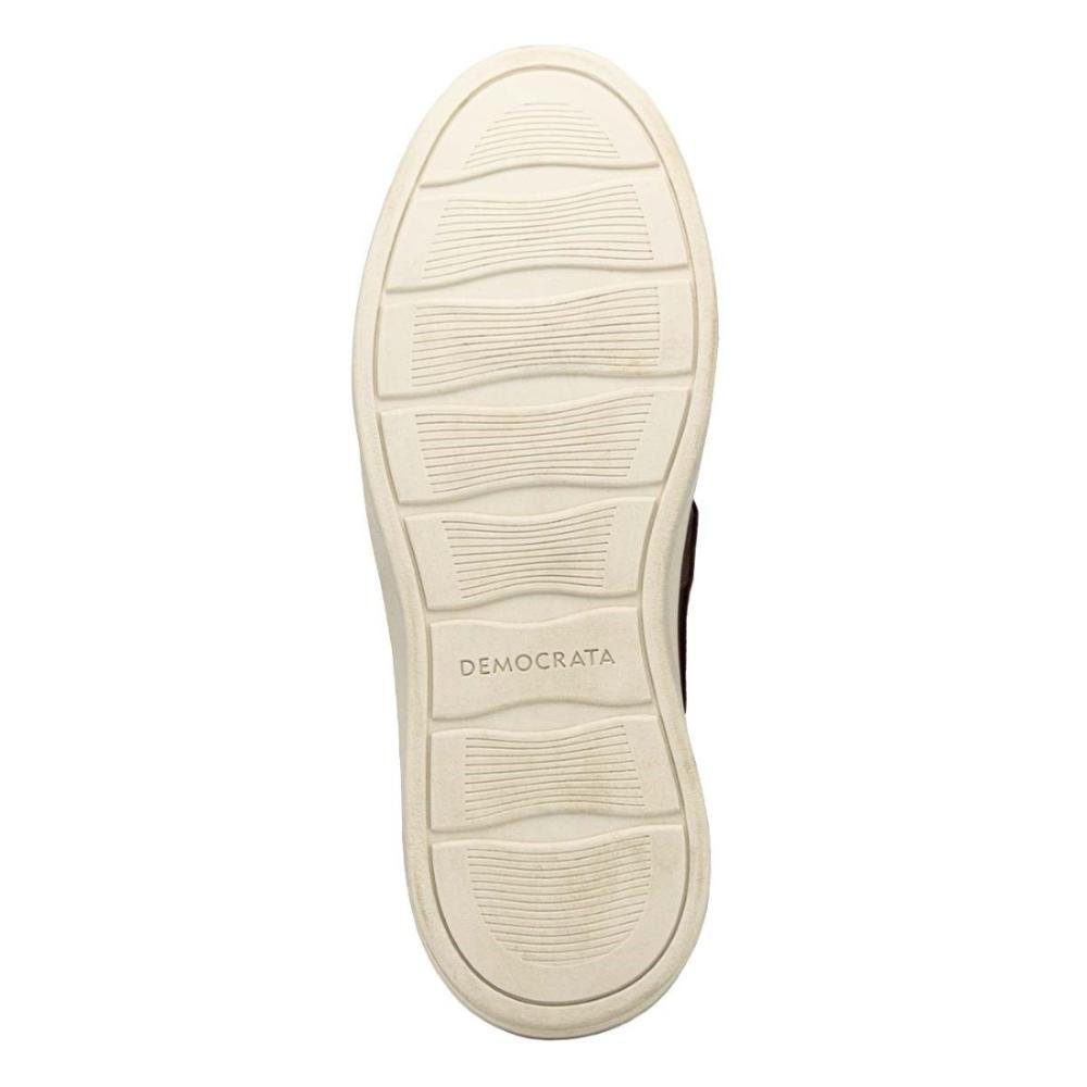 Mocassim De Couro Democrata Masculino Denim Clash 240303 Marrom 5