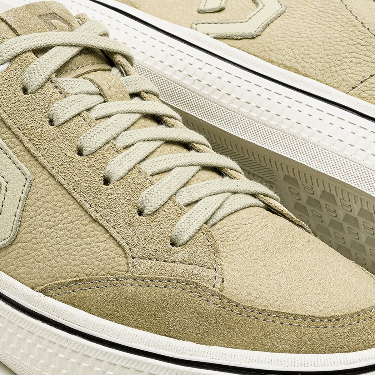 Tênis De Couro Democrata Masculino Denim Fender 290206 Bege 3