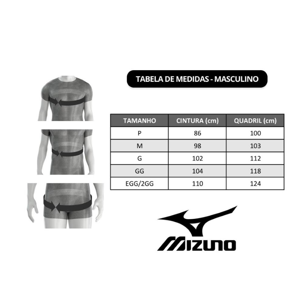 BERMUDA MIZUNO MASCULINA BIG LOGO 4145994 Azul Marinho 4