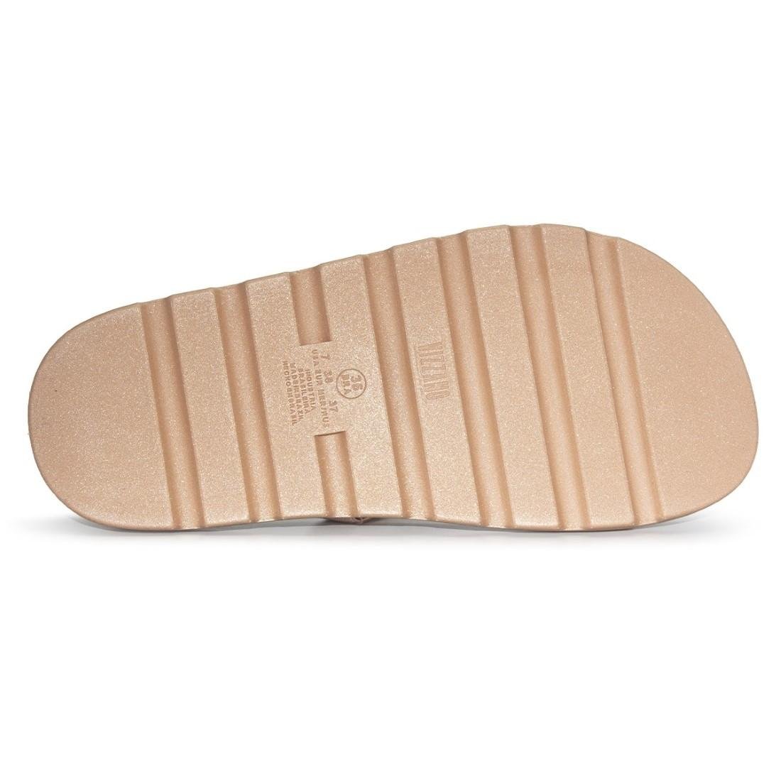 Chinelo Flat Vizzano Feminino Tira Strass Casual 6459.318 Rosa 5