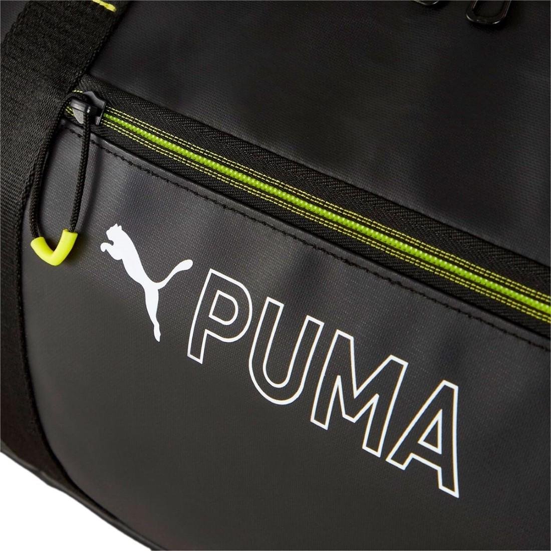 Mala Puma Unissex Fit Duffel Preto/Amarelo