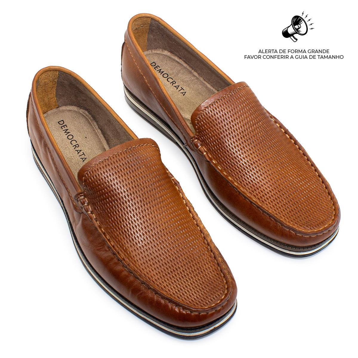 Mocassim De Couro Democrata Easy Ted 135201 Marrom 2