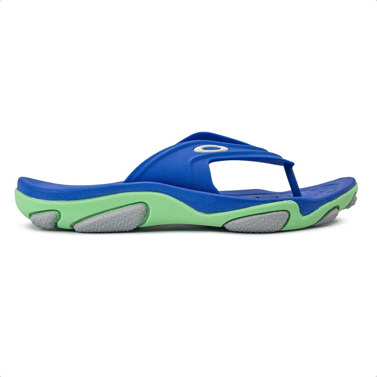 Sandália Oakley Masculina Titan Azul/Verde 3