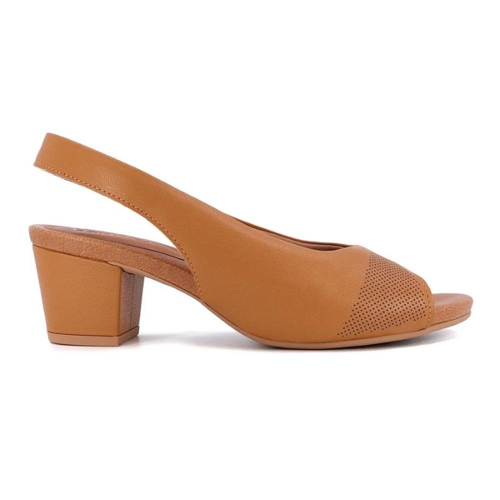 Sandália Slingback Usaflex Feminina Couro Laser Y8214 Multicores 1