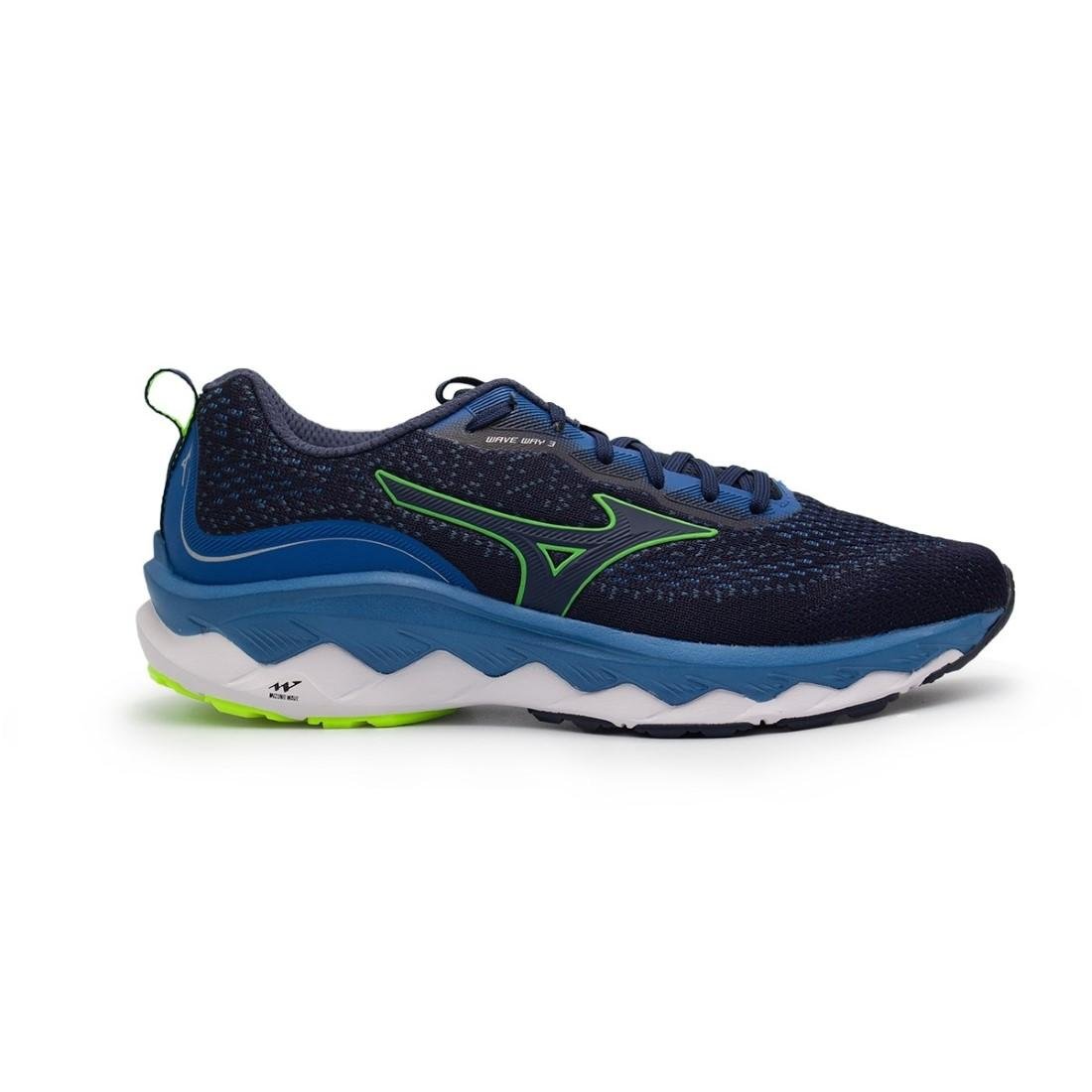 Tênis Mizuno Wave Zest 2 - Masculino - Preto-Vermelho Preto