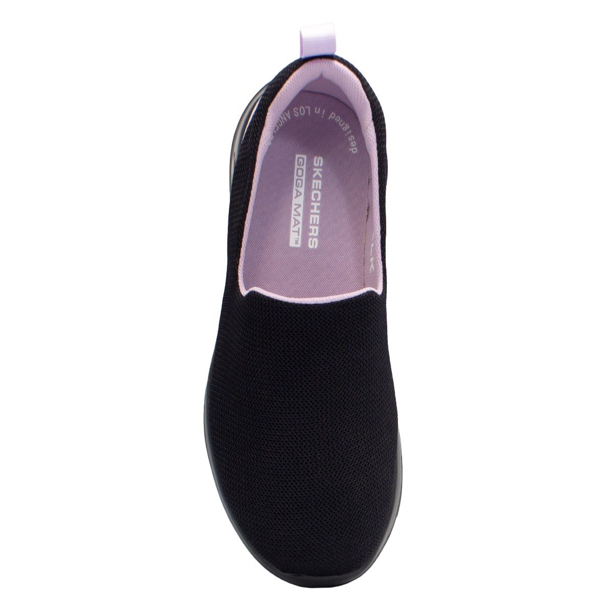 Tênis Skechers Feminino Slip On Go Walk Joy 896252BR Preto/Lilás 3