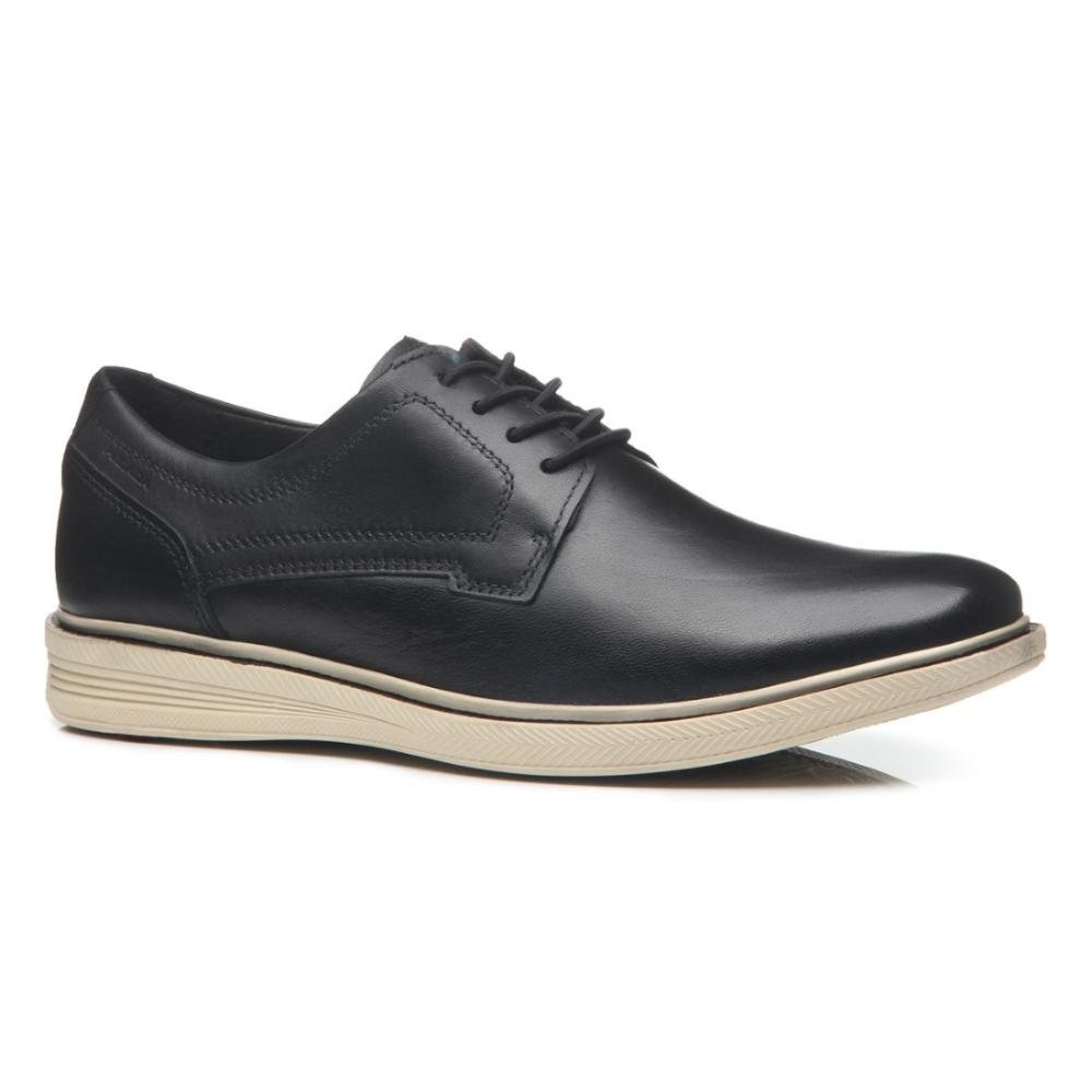 Sapato Social Pegada Masculino Couro 126101 Preto 1