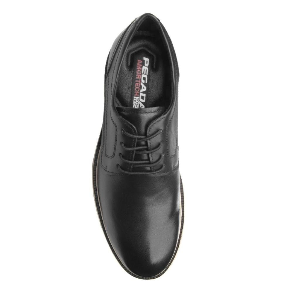Sapato Social Pegada Masculino Couro 126101 Preto 3