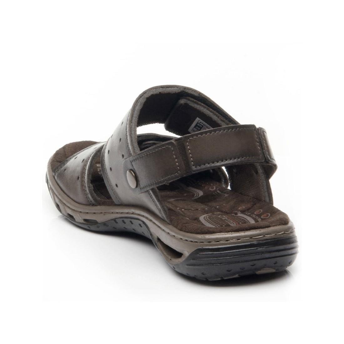 Sandália Pegada Masculina Couro 131668 Marrom 4