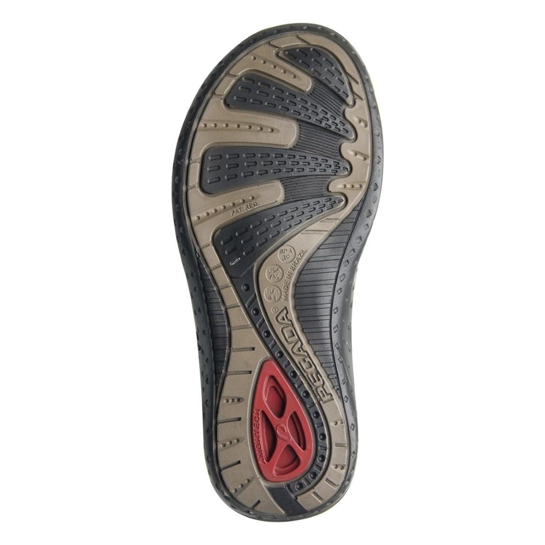 Sandália Pegada Masculina Couro 131668 Marrom 5