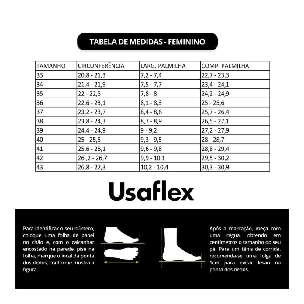 Scarpin Usaflex Feminino Salto Bloco Casual AC2526 Marrom 6