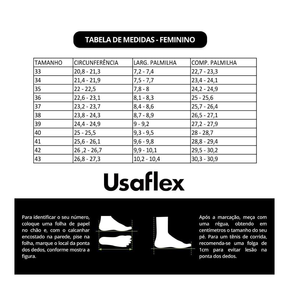 Scarpin Usaflex Feminino Salto Bloco Casual AC2526 Bege 6