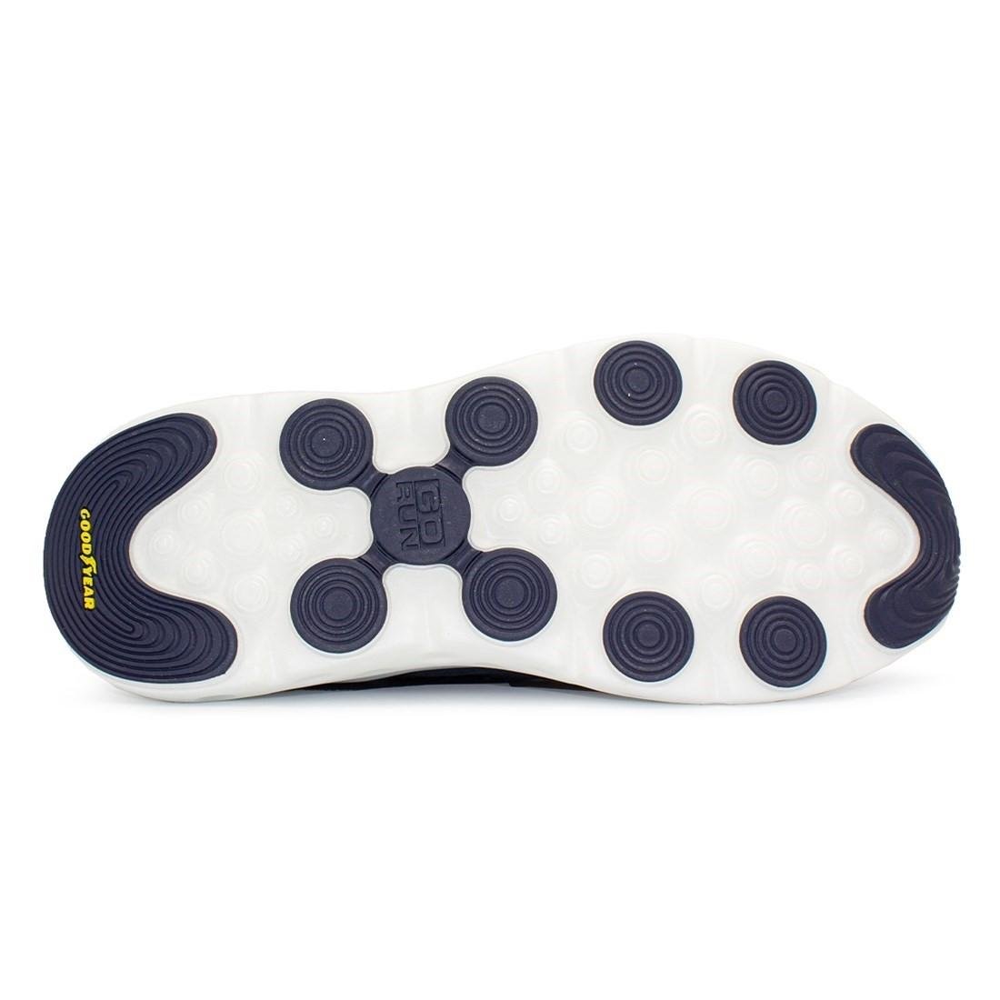 Tênis Skechers Masculino Max Cushioning Hyper Craze Bounce Treino Marinho/Laranja 5