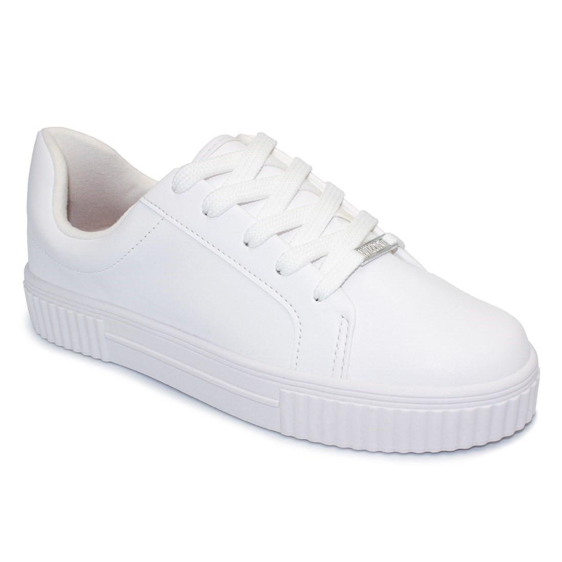 Tênis Vizzano Feminino Plataforma Casual 1307.100 Branco 2