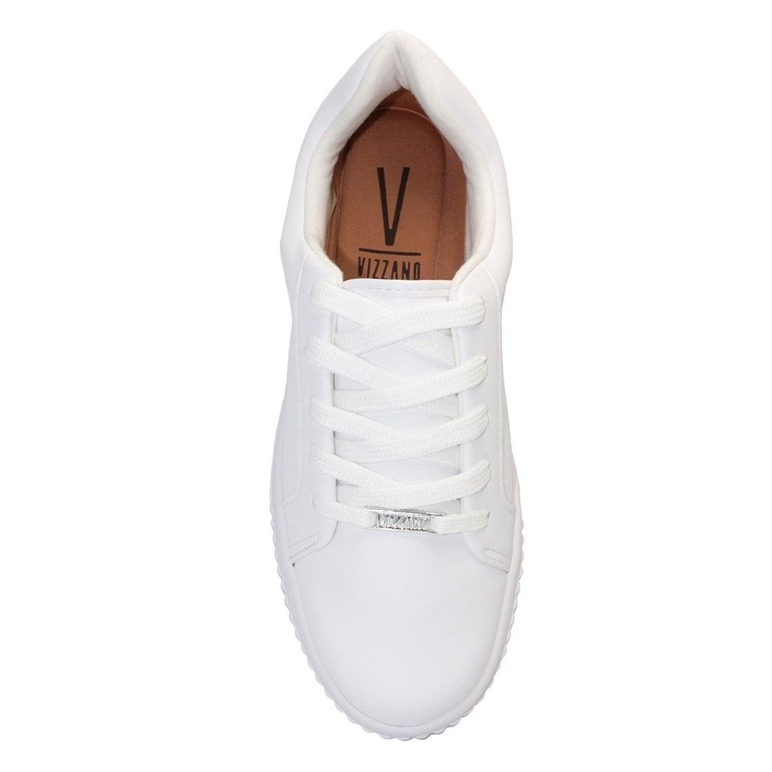 Tênis Vizzano Feminino Plataforma Casual 1307.100 Branco 3