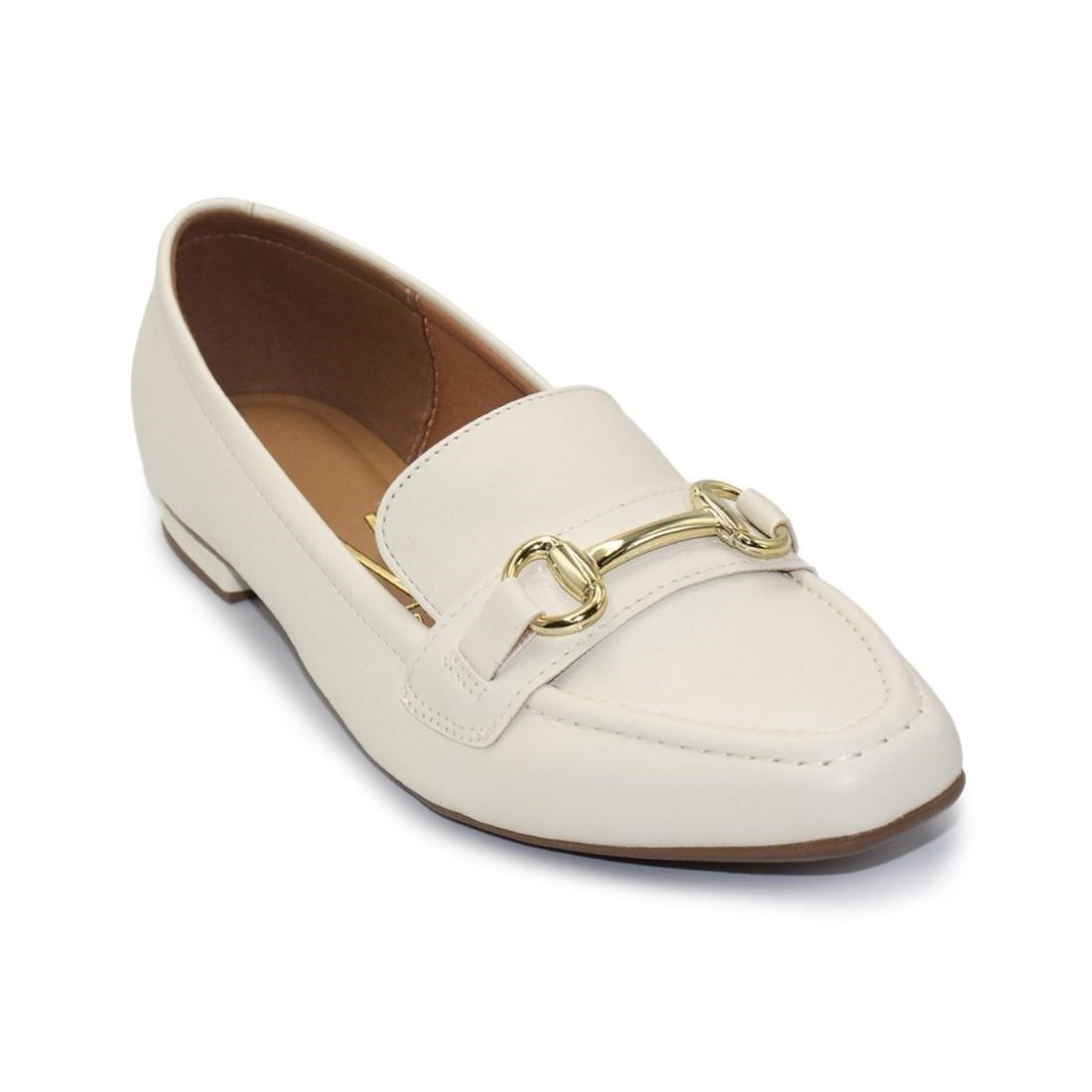 Mocassim Vizzano Feminino Enfeite 1351.106 Branco 2