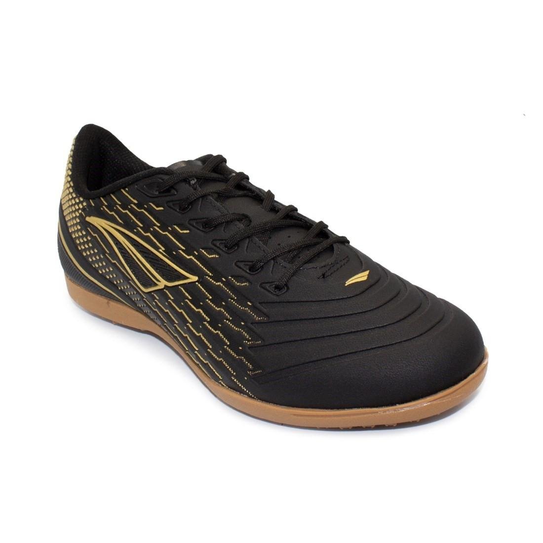 Chuteira Society Penalty Unissex Garra Y-2 Preto/Dourado 2