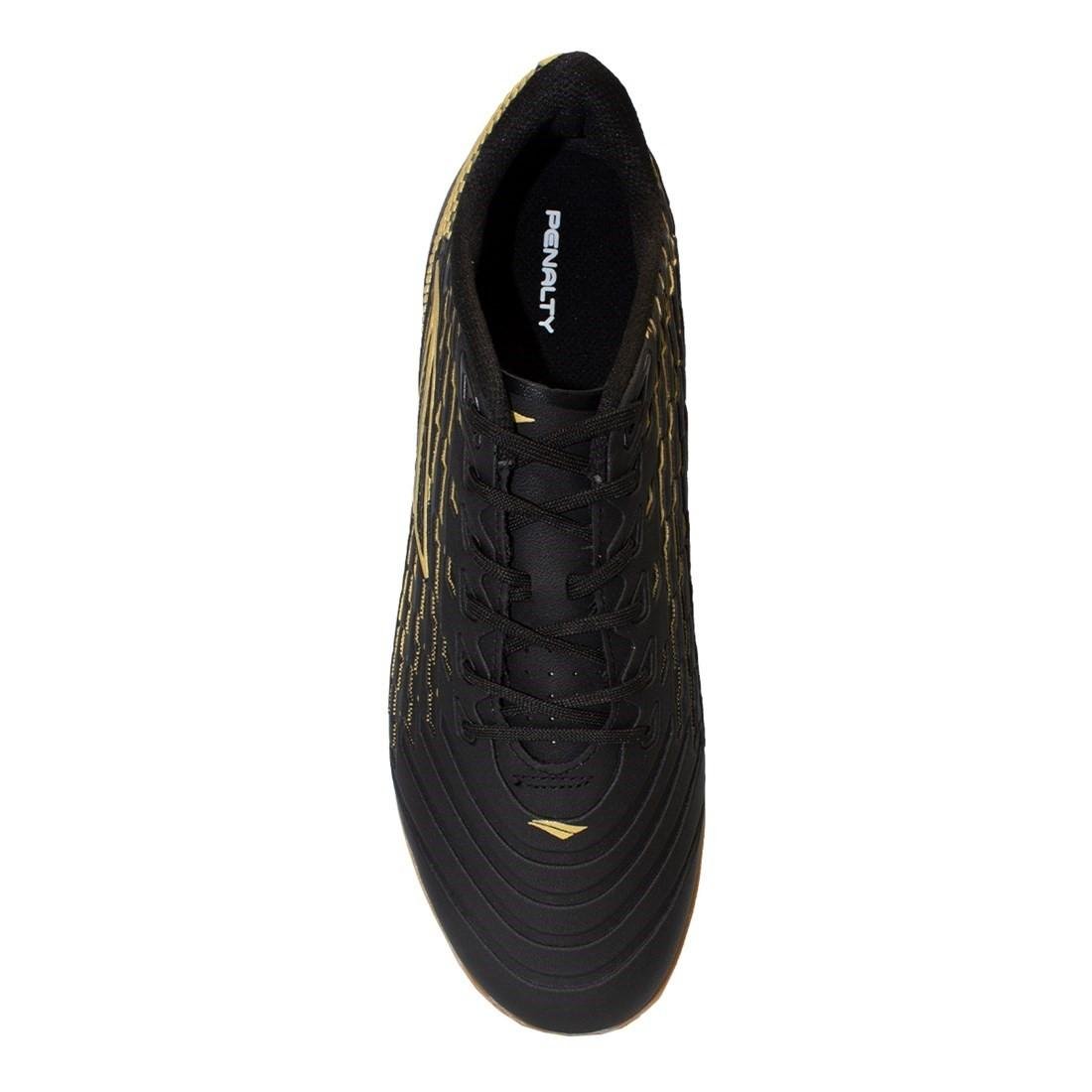 Chuteira Society Penalty Unissex Garra Y-2 Preto/Dourado 3