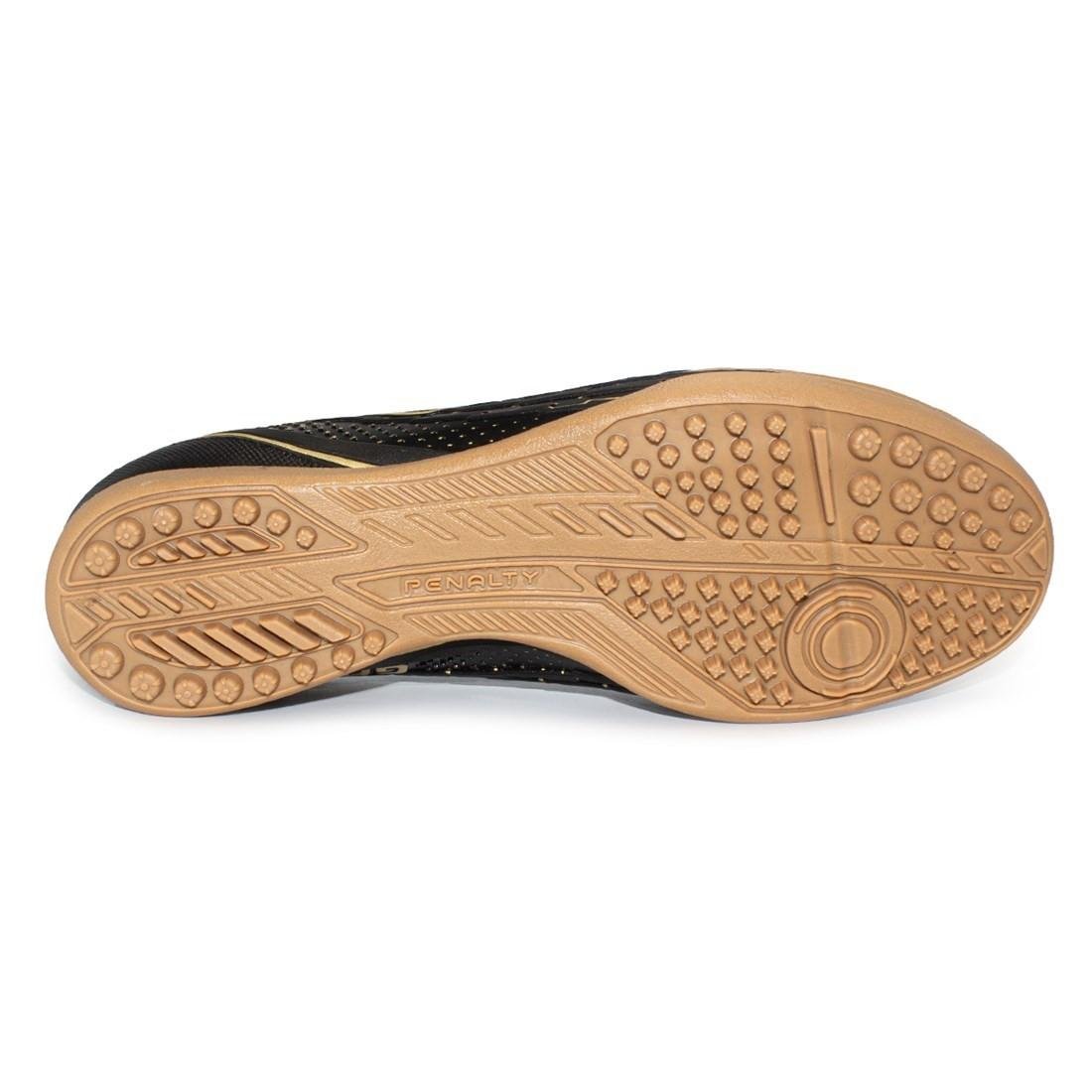 Chuteira Society Penalty Unissex Garra Y-2 Preto/Dourado 5