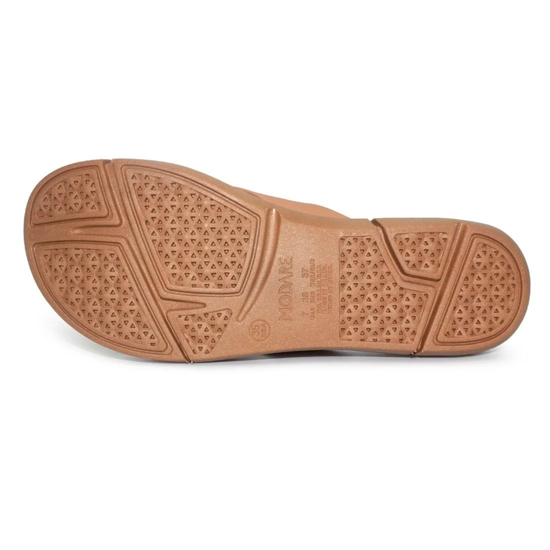 Tamanco Modare Feminino Napa Floather/Napa Sense Flex Conforto 7142.106 Marrom Claro 5