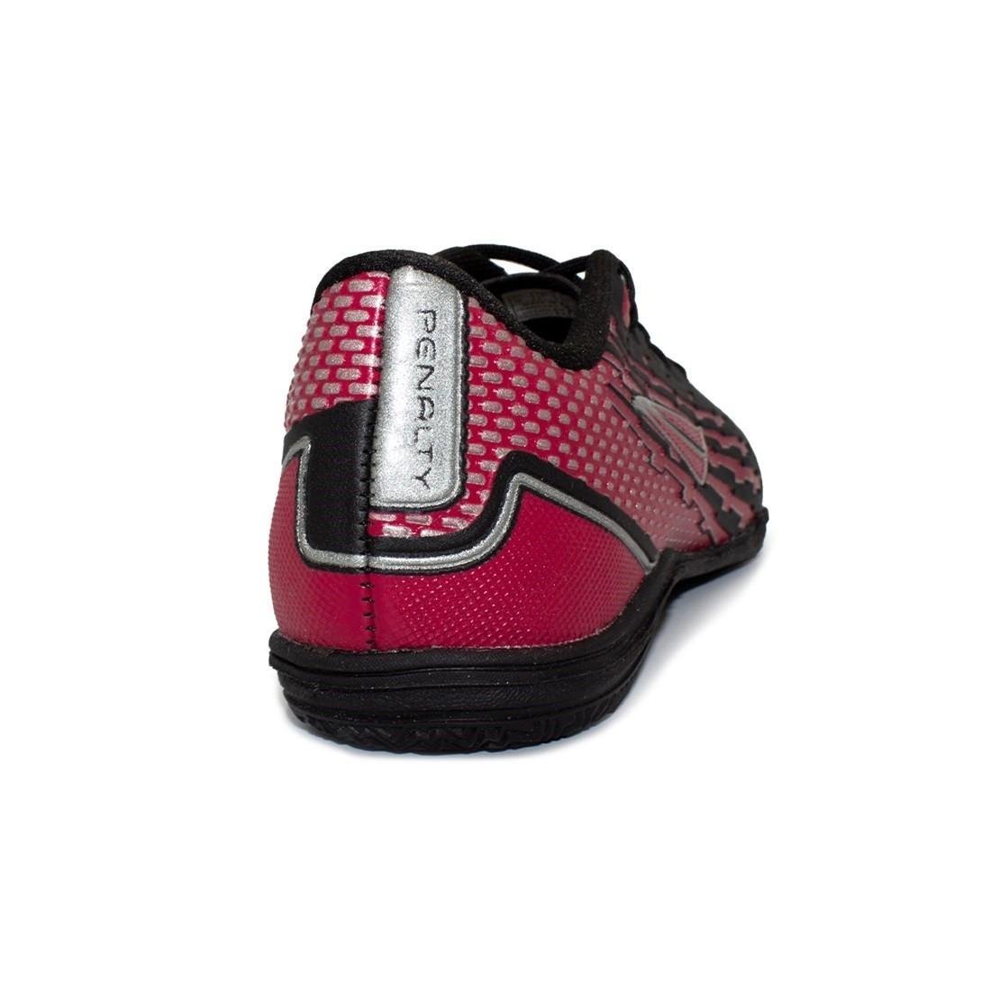 Chuteira Futsal Penalty Unissex Garra Y-2 Preto/Rosa 5