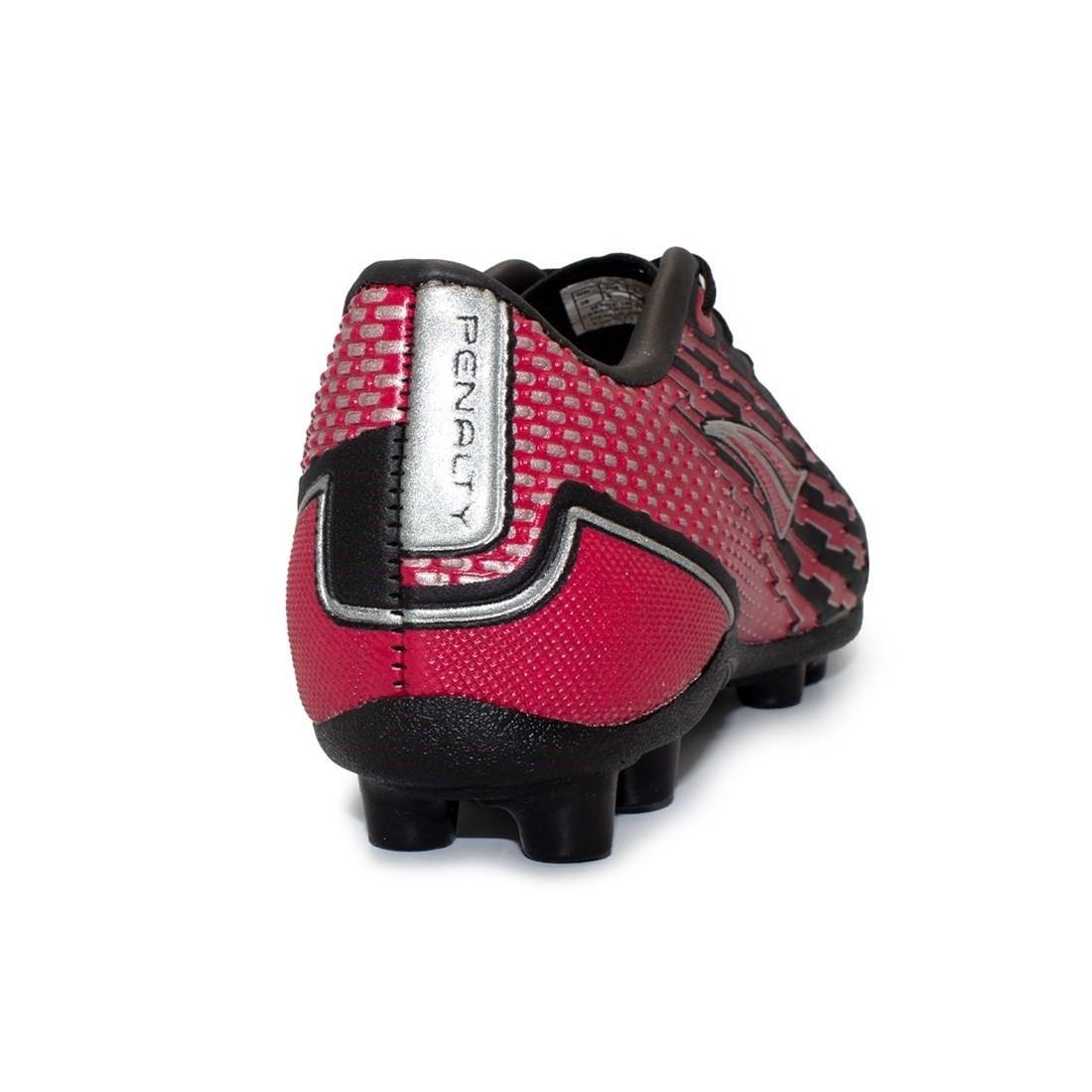 Chuteira Campo Penalty Unissex Garra Y-2 Preto/Rosa 5