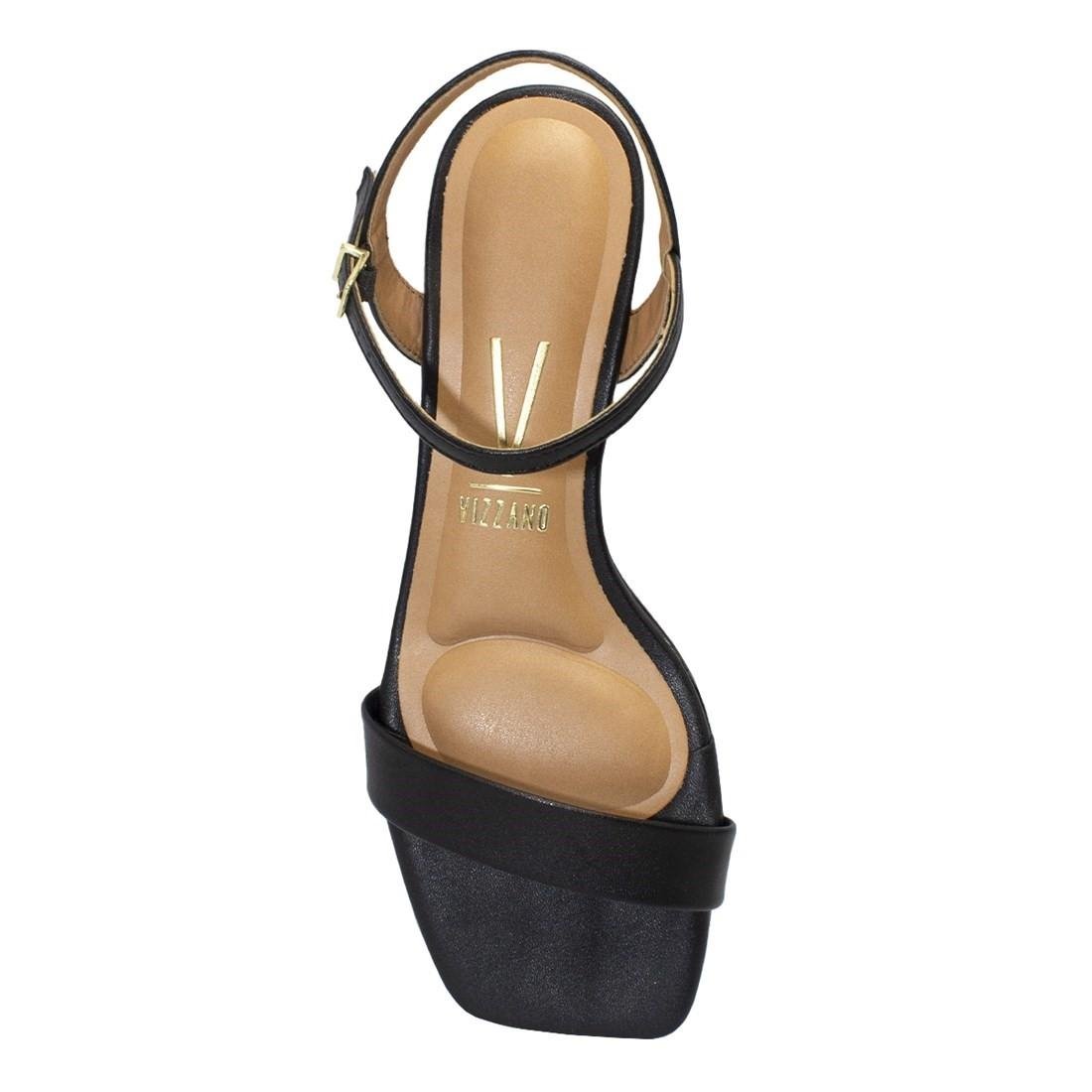 Sandália Vizzano Feminina Pelica Salto Bloco Casual 6454.111 Preto 3