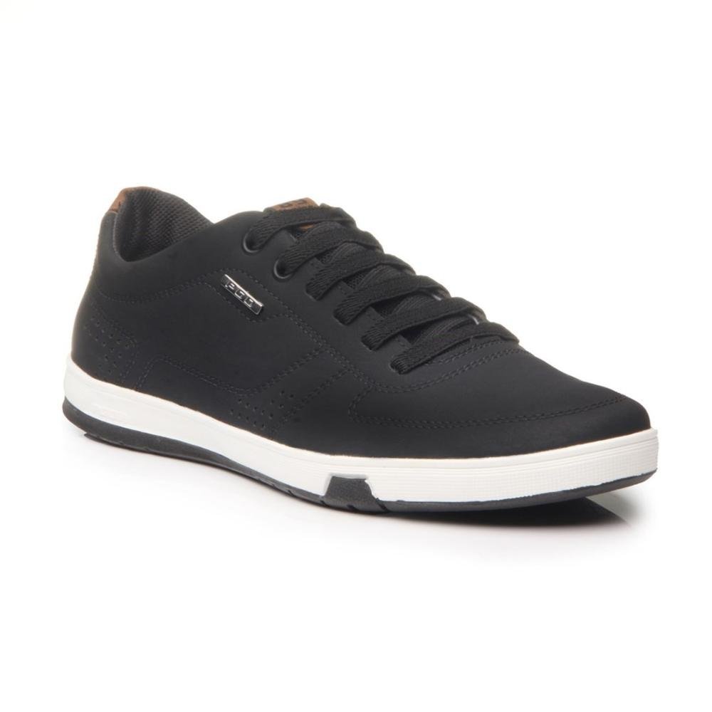 Sapatênis Pegada Masculino Microfibra E Elástico 170418 Preto 2