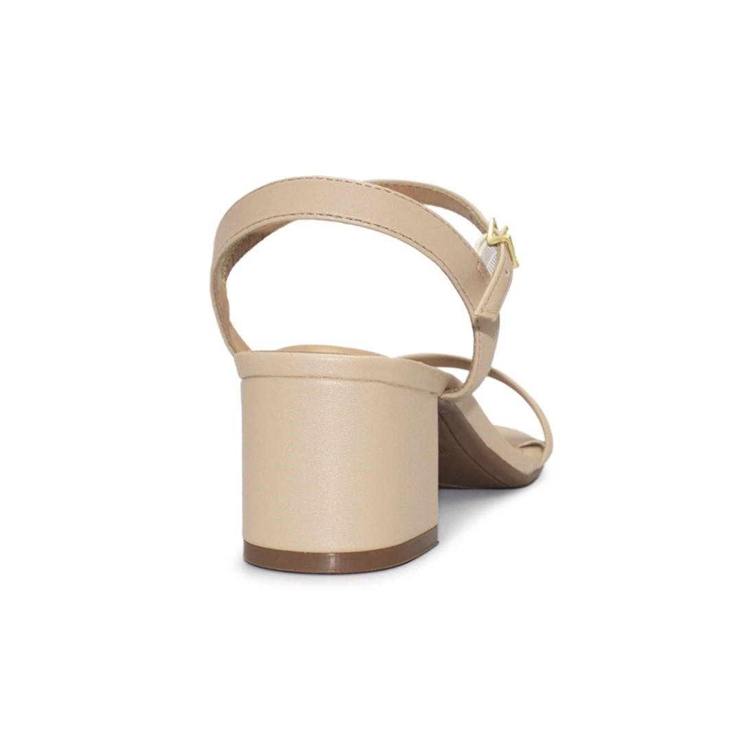 Sandália Vizzano Feminina Pelica Salto Bloco Casual 6291.900 Bege 4
