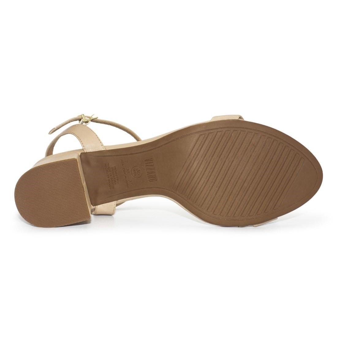 Sandália Vizzano Feminina Pelica Salto Bloco Casual 6291.900 Bege 5