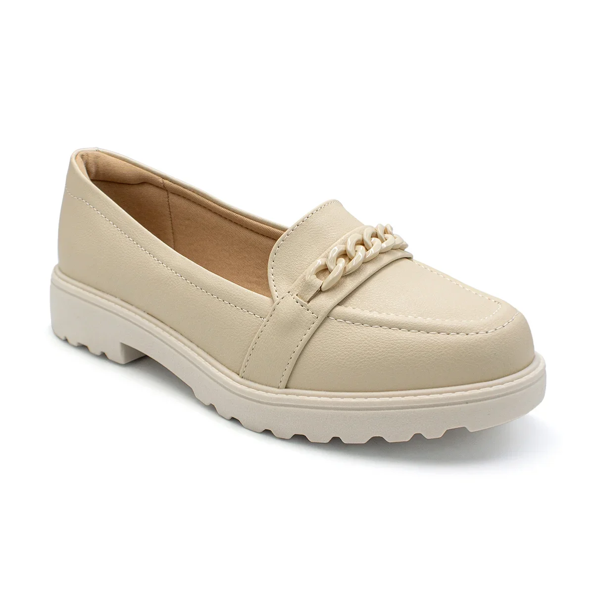 Mocassim Modare Feminino Napa Floather Nature 7357.111 Bege 2