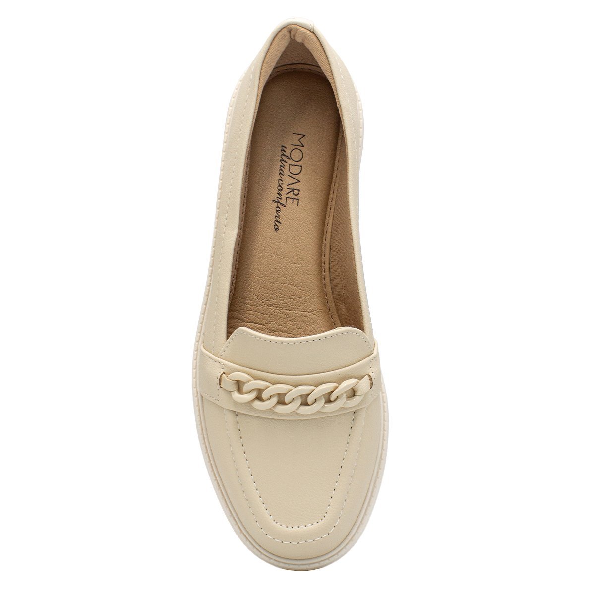 Mocassim Modare Feminino Napa Floather Nature 7357.111 Bege 3