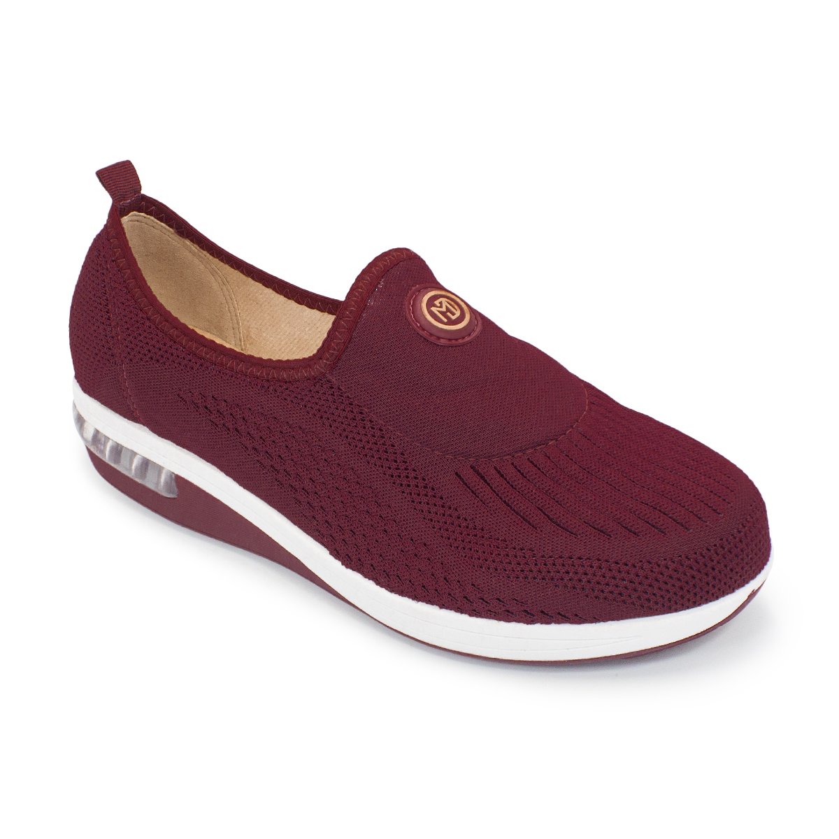 Tênis Modare Feminino Slip On Linho Lisboa Ultraconforto Casual 7320.217 Vermelho 2