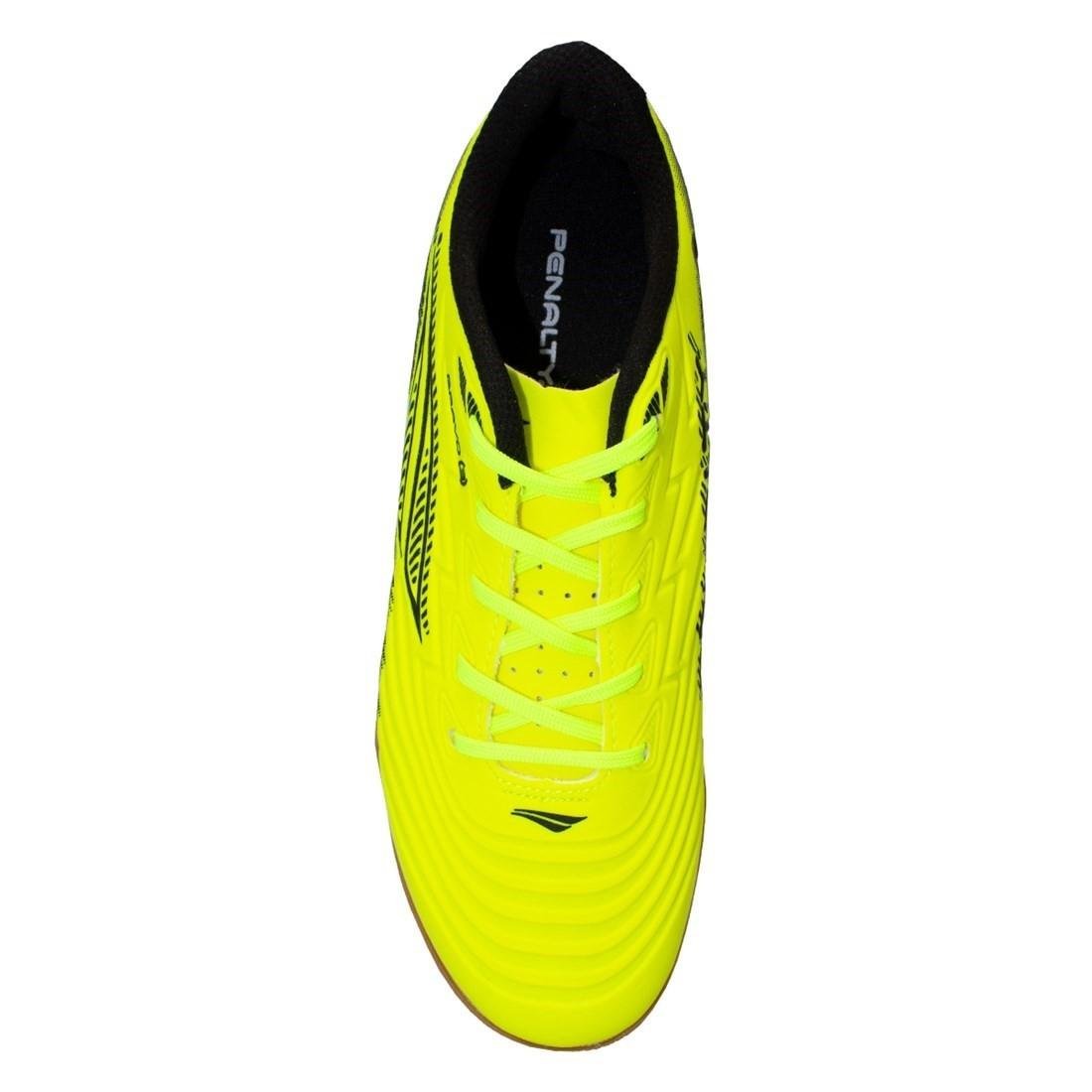 Chuteira Futsal Penalty Unissex Bravo Y-3 Amarelo/Preto 4