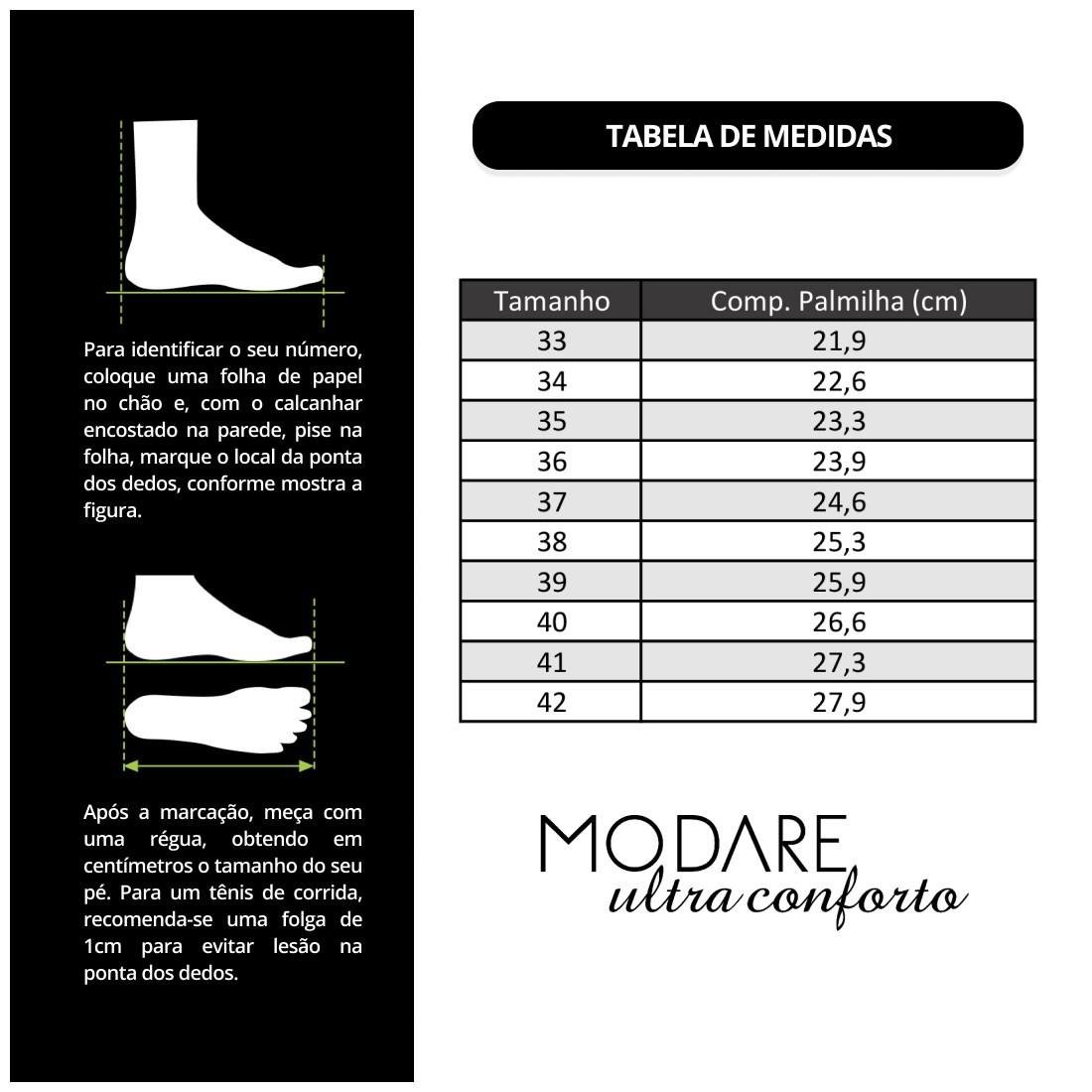 Kit Ultraconforto Modare Sapatilha Napa Joanetes + Tamanco Napa Sense Flex Bege/Dourado 6