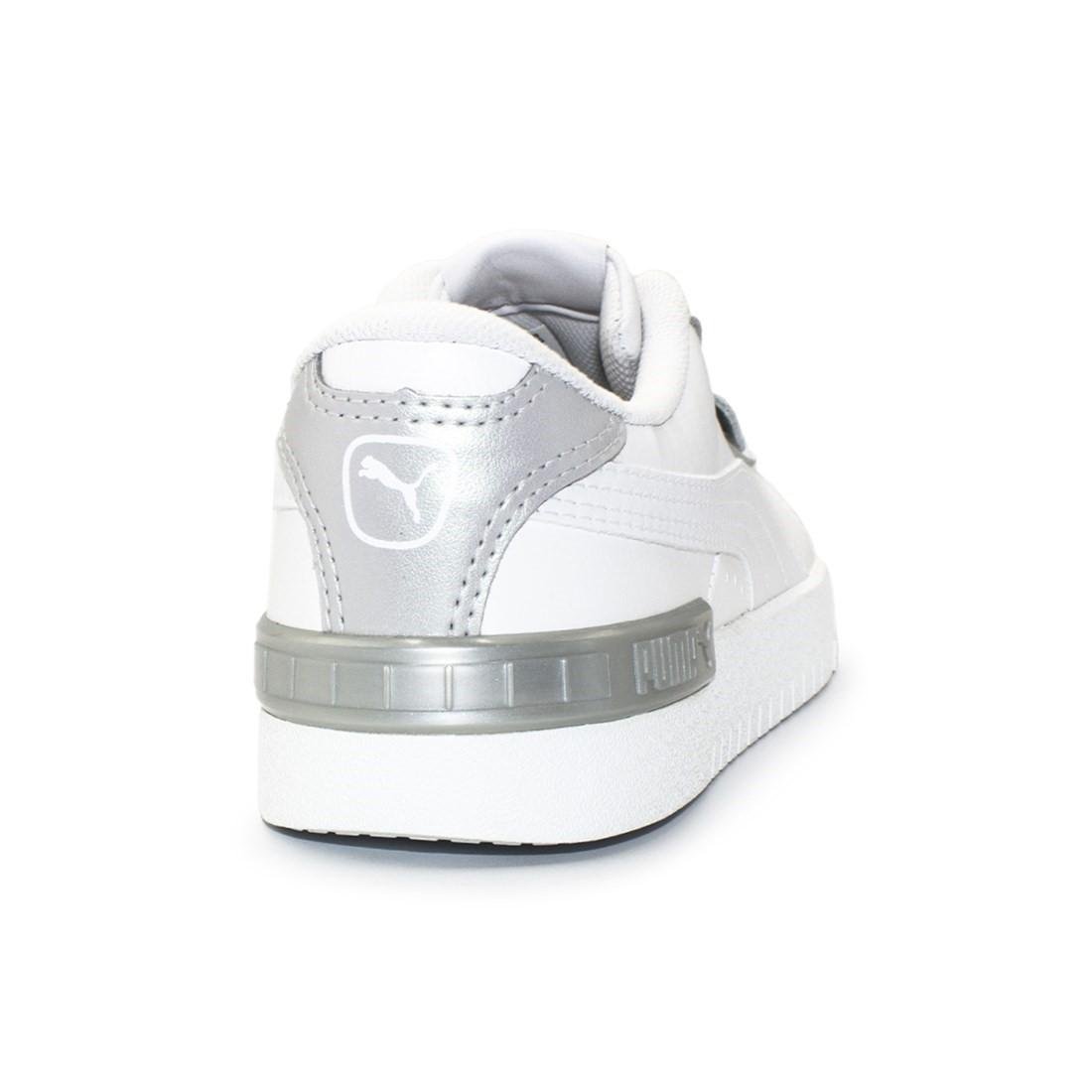 Tênis Puma Feminino Jada Shine BDP Branco/Prata 4