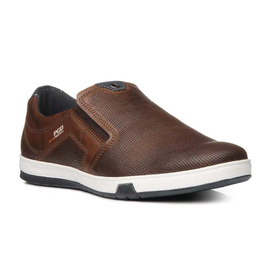 Sapatênis Pegada Masculino Microfibra Atanado 170422 Marrom 2