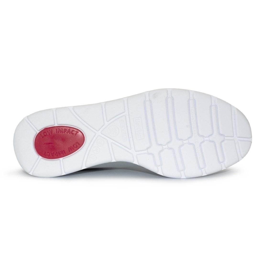 Tênis Usaflex Em Couro Slip On Zíper MM1801 Branco 5