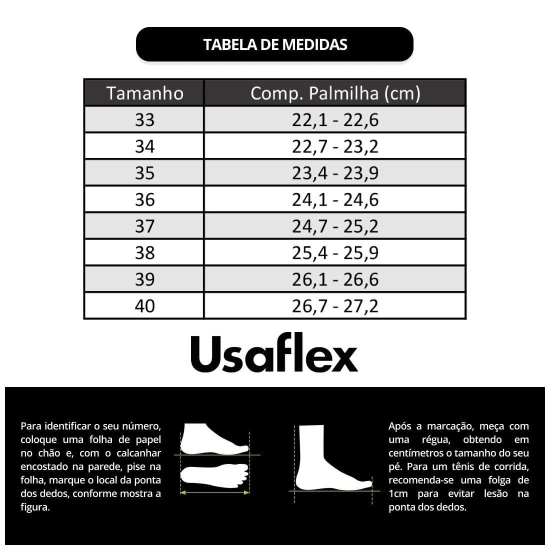 Tênis Usaflex Em Couro Slip On Zíper MM1801 Preto 6