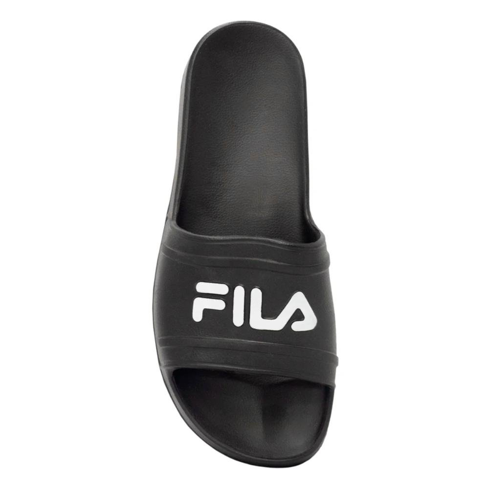 Chinelo Fila Masculino Sleek Slide Preto/Branco 3