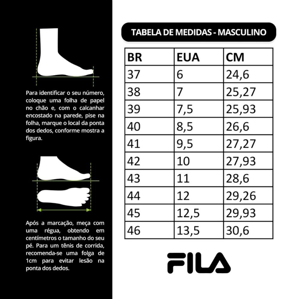 Chinelo Fila Masculino Sleek Slide Preto/Branco 6