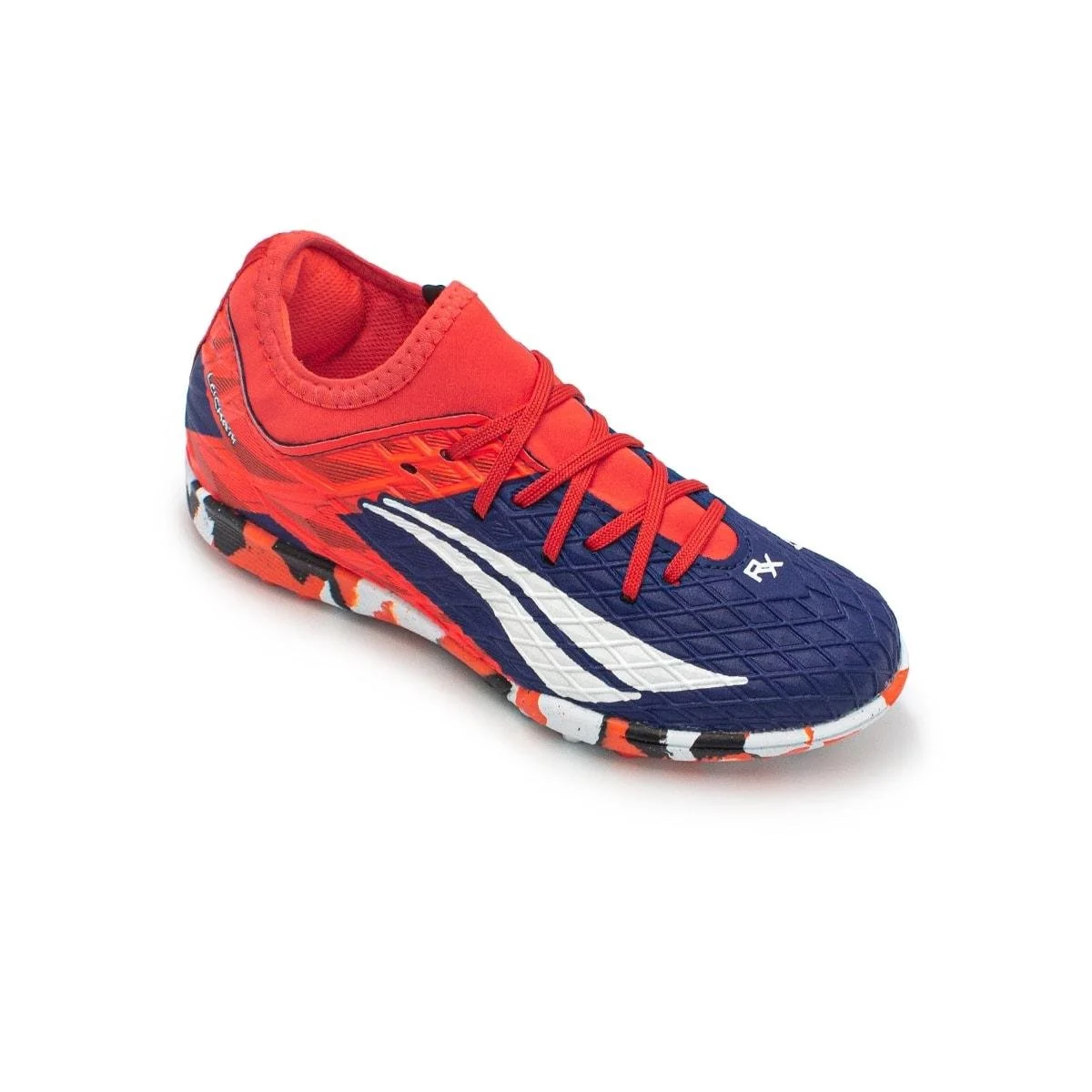 Chuteira Society Penalty Rx Locker Kids Y-3 Marinho/Coral 2