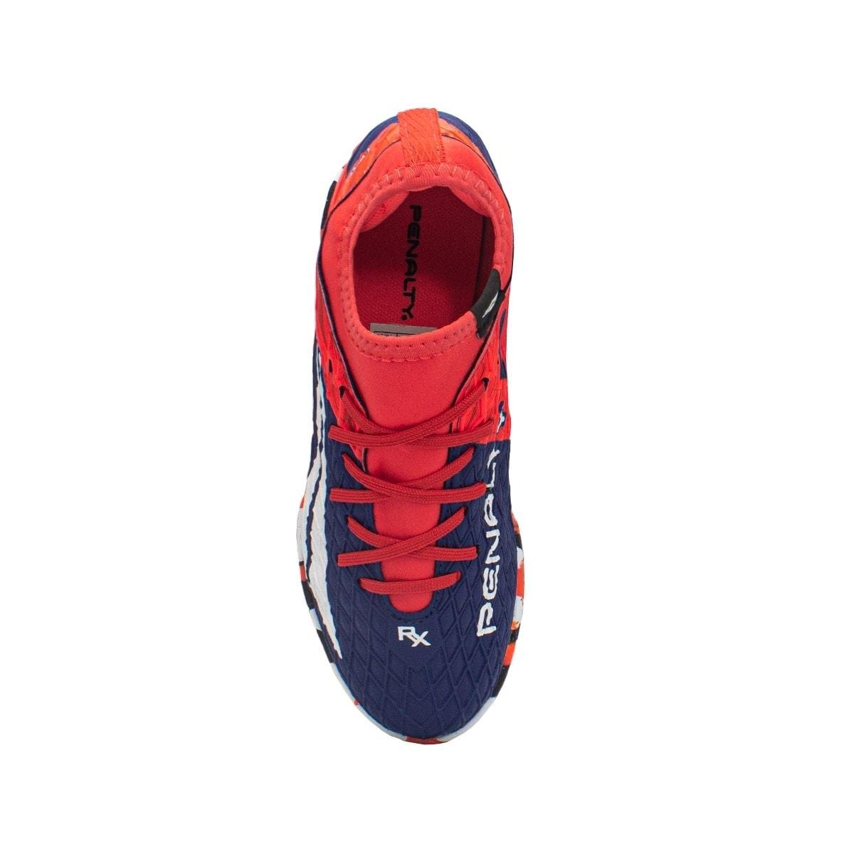Chuteira Society Penalty Rx Locker Kids Y-3 Marinho/Coral 3